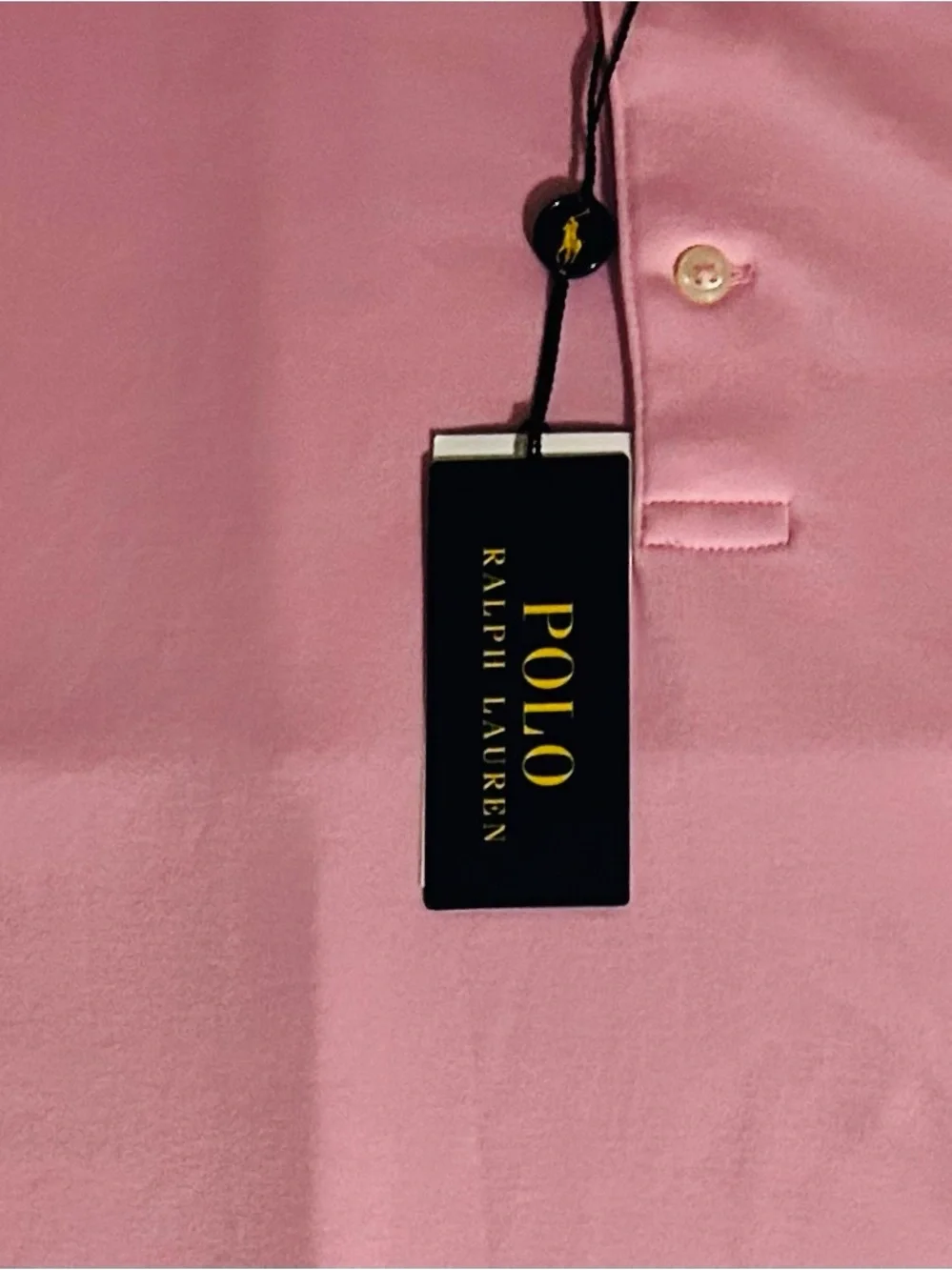 Ralph Lauren Men’s Polo Shirt in Pink with Embroidered Colored Pony 3XLT